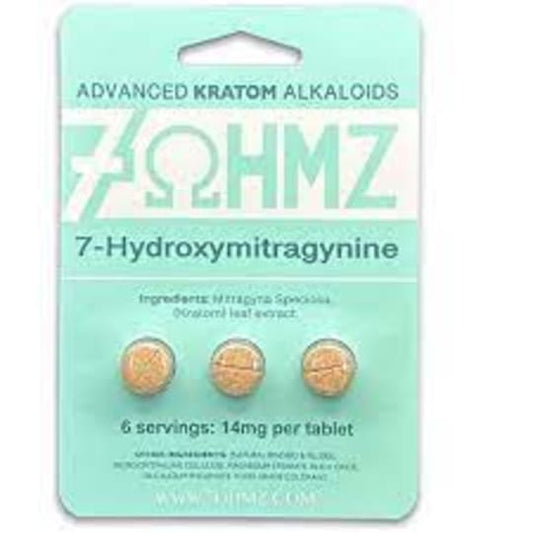 7 OHMZ Kratom 14mg Tablets