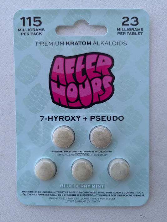 After Hours 7-OH + Pseudo 23mg Tablets 5ct Blueberry Mint