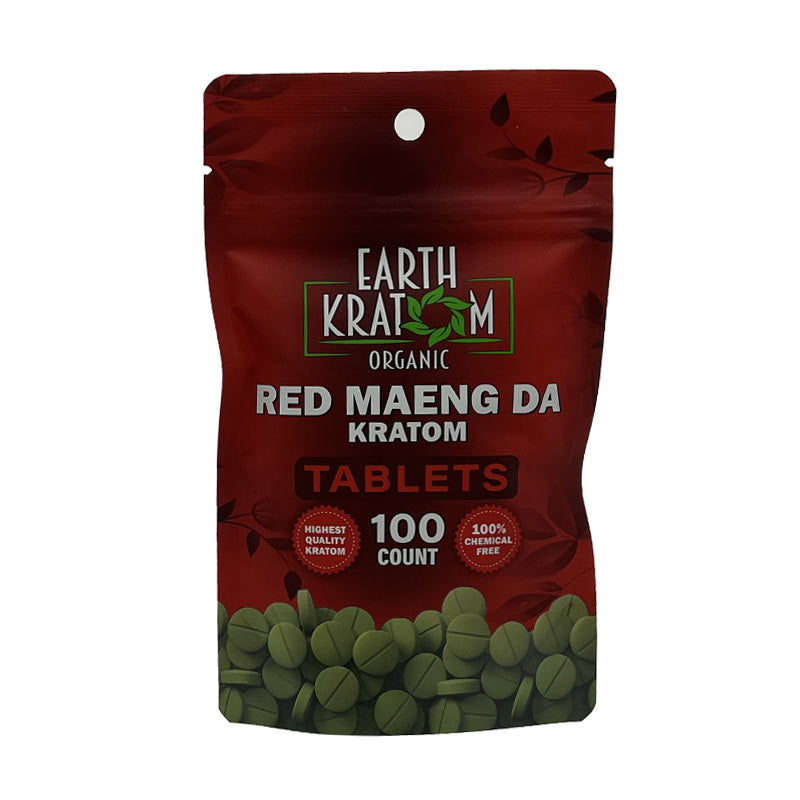 Earth Kratom Red Maeng Da Kratom Tablets 100ct